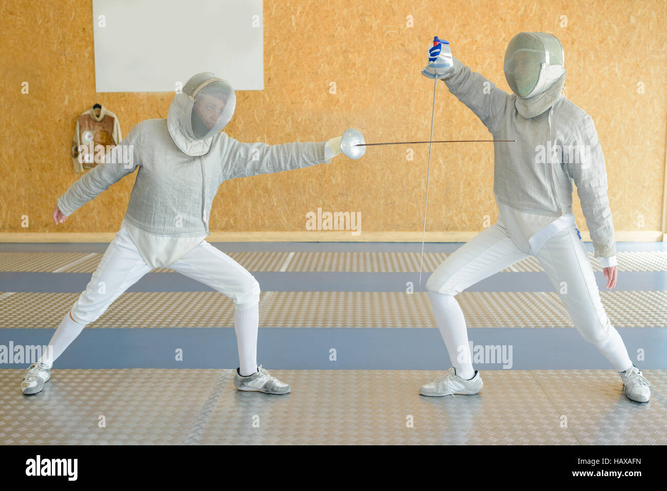 fencing competition event Stock Photo Alamy