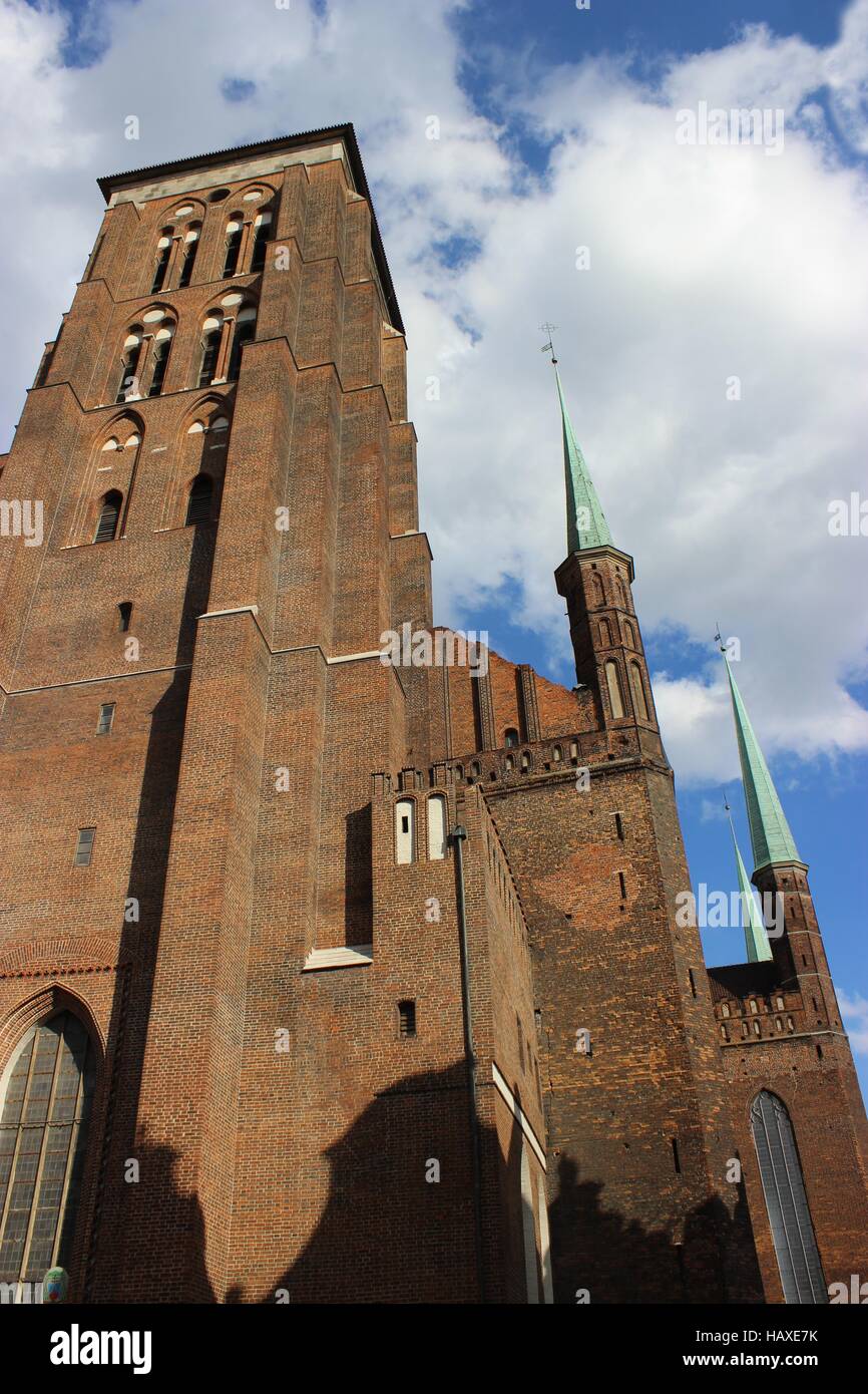 St. Mary's Church in Gdańsk Stock Photo