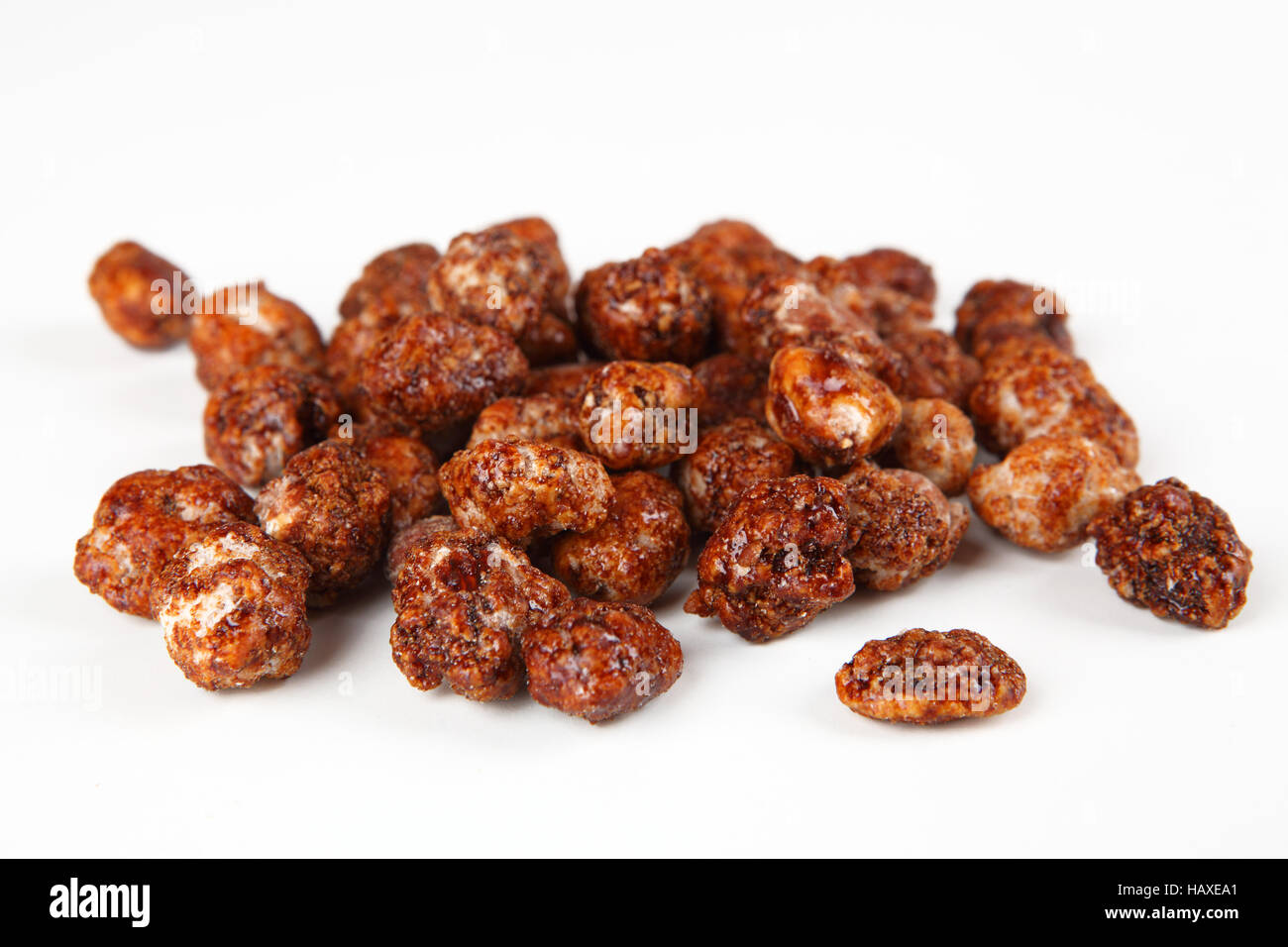 burnt almonds Stock Photo