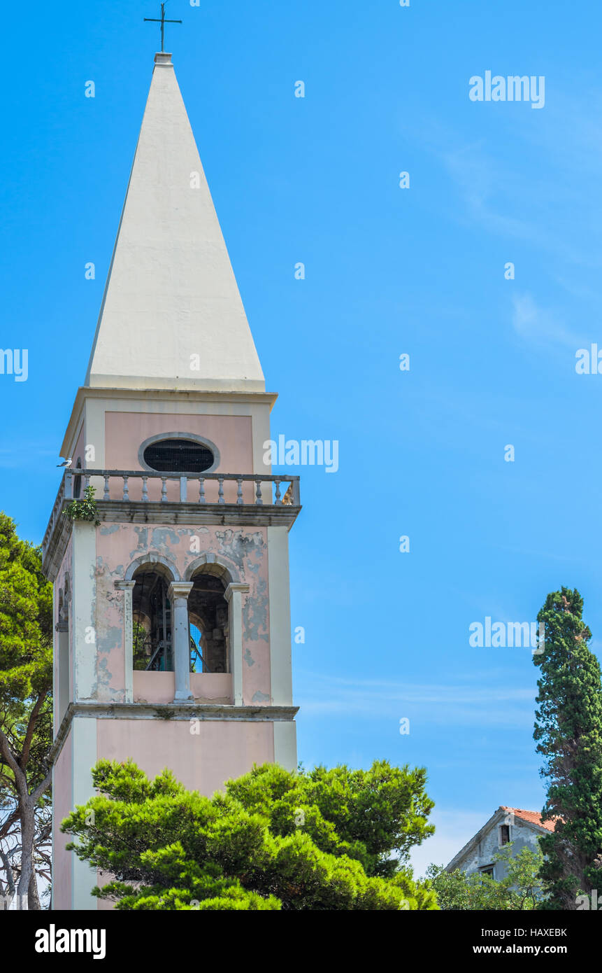 Kirchturm von Veli Stock Photo