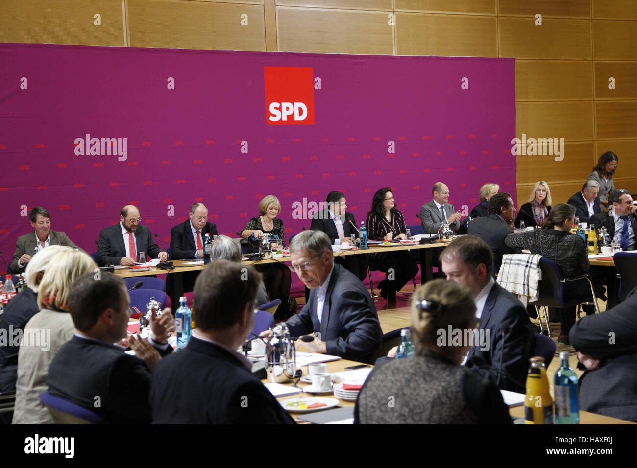 SPD party executive committee meeting Stock Photo