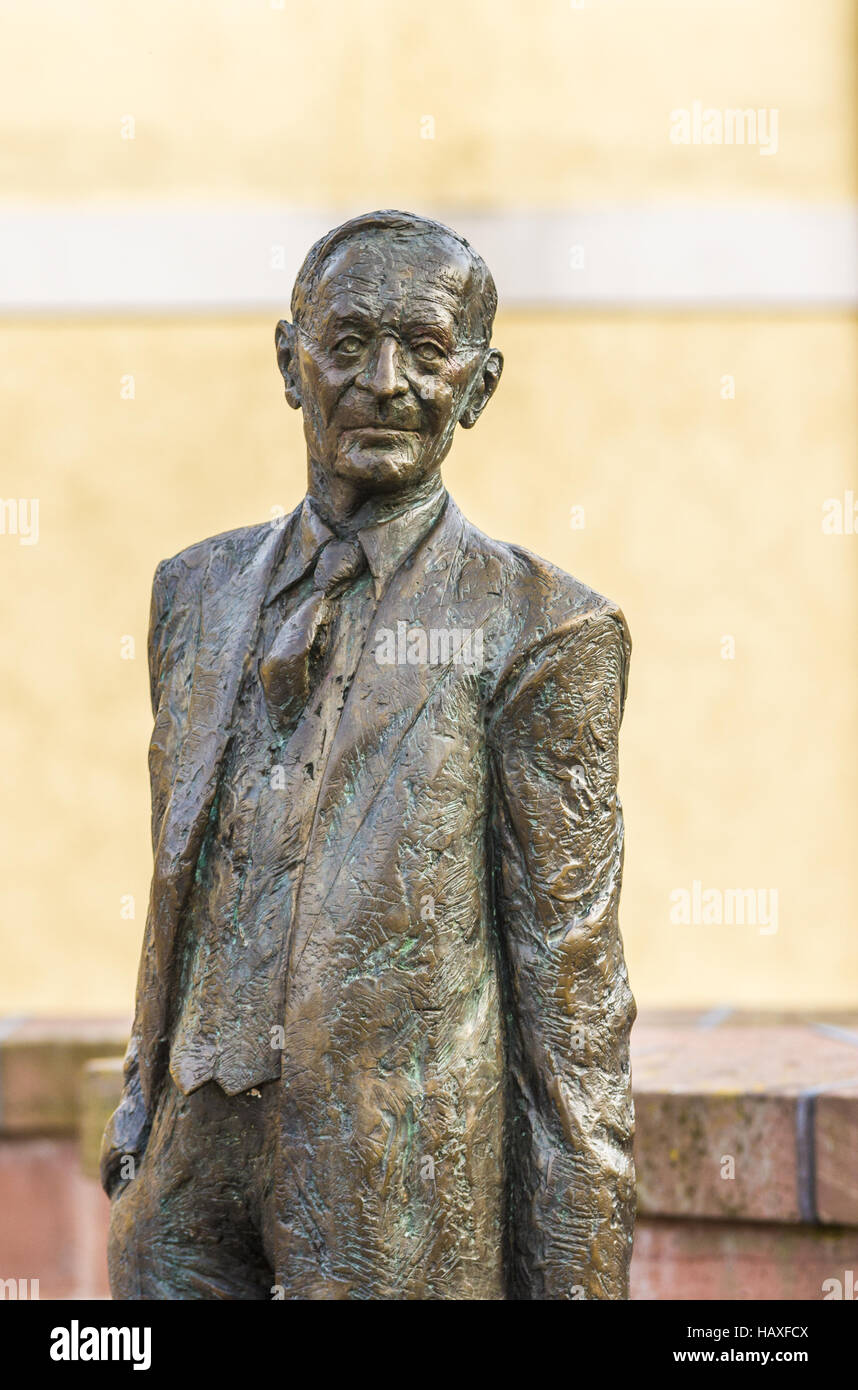 hermann hesse, bronze sculpture Stock Photo