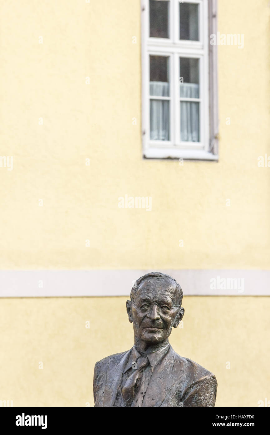 hermann hesse,  sculpture by kurt tassotti Stock Photo