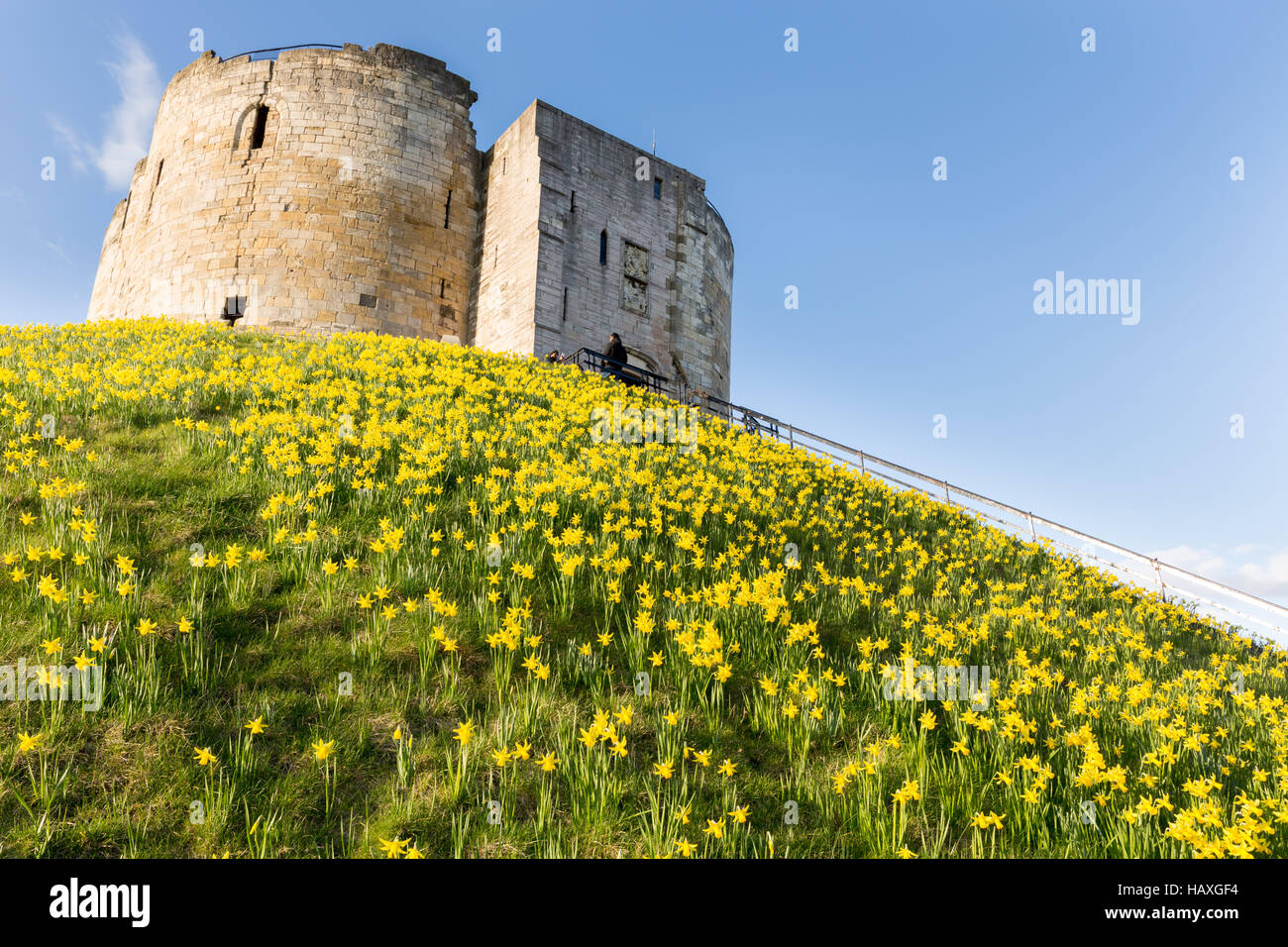 Cliffords Tower, York Stock Photo Alamy