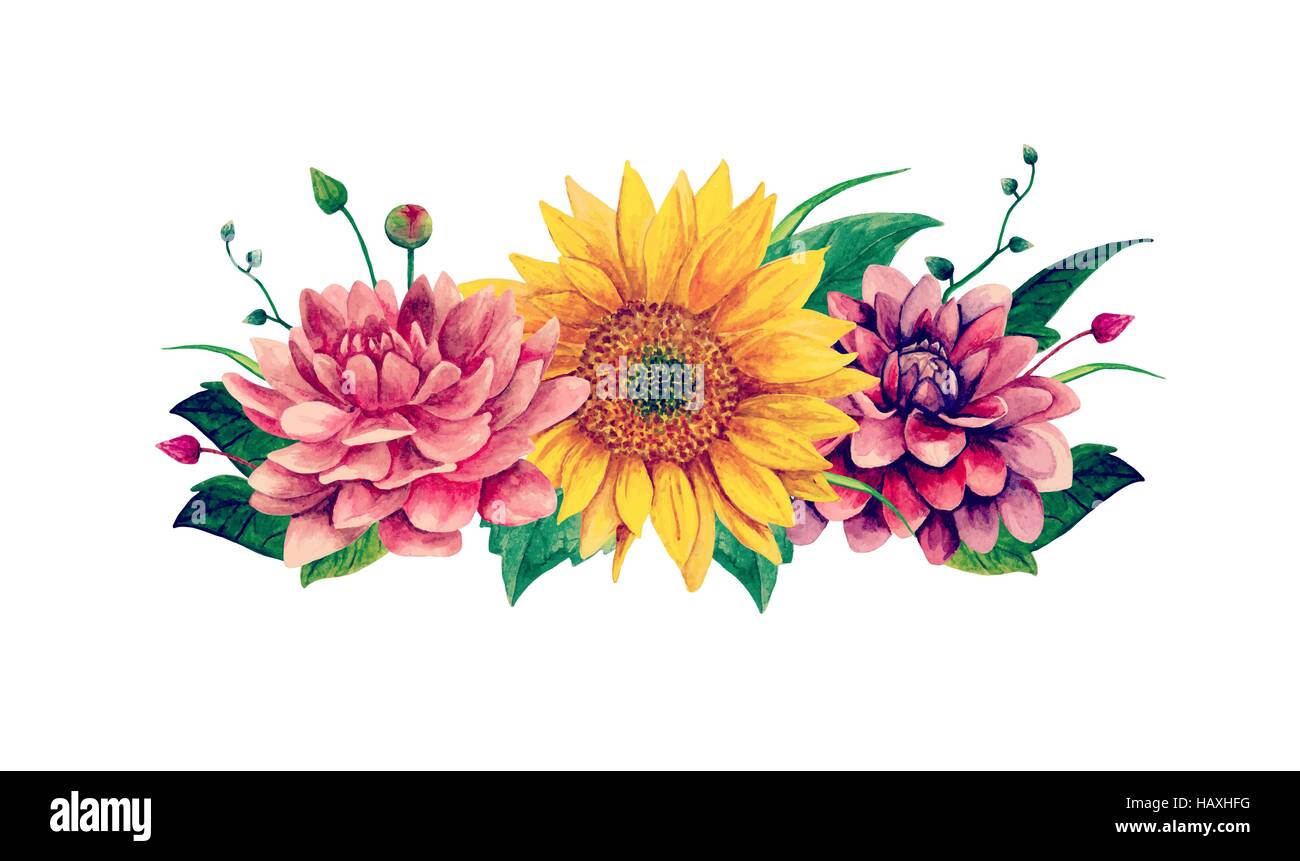 Sunflower Bouquet Clip Art