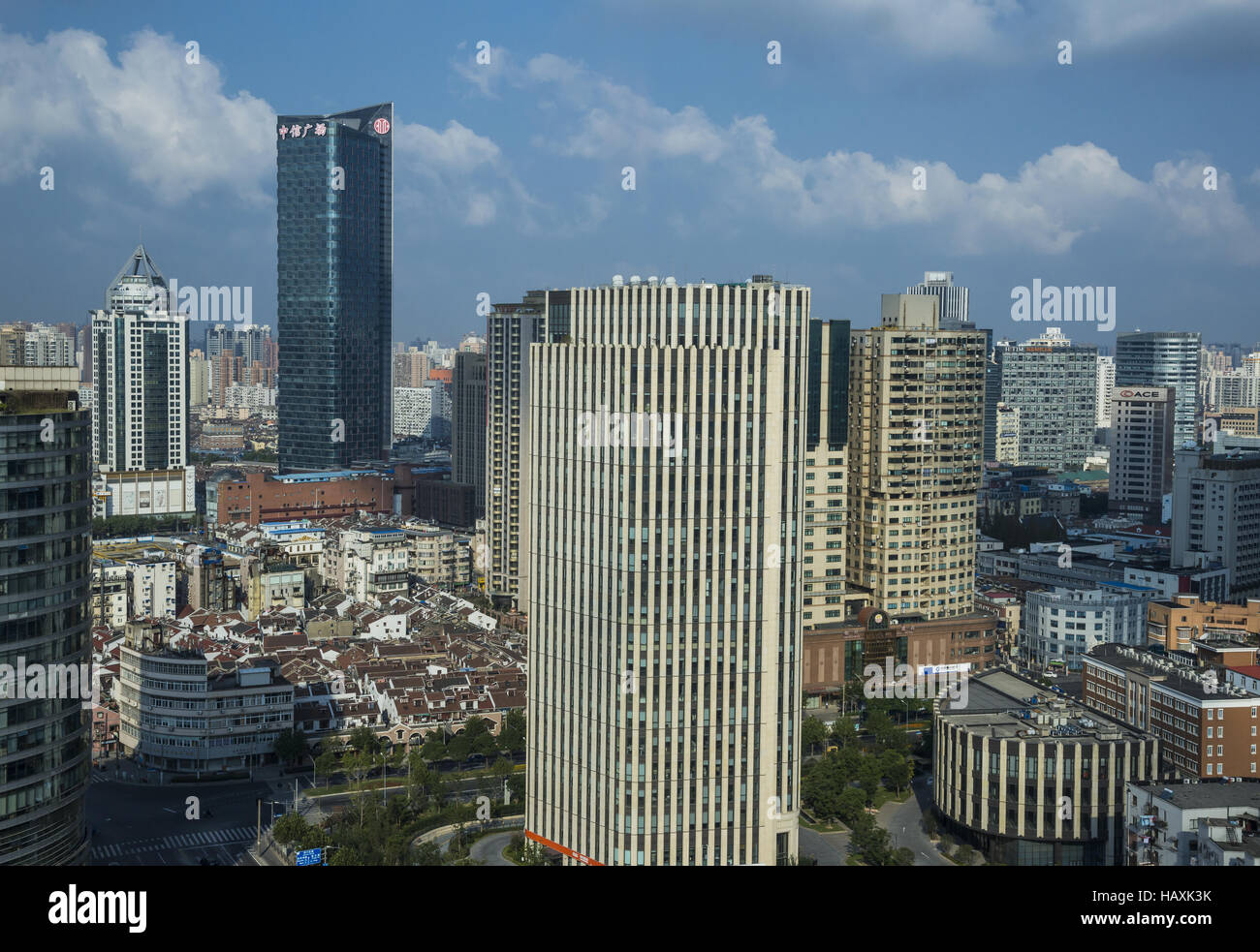 Shanghai moder quarter Stock Photo