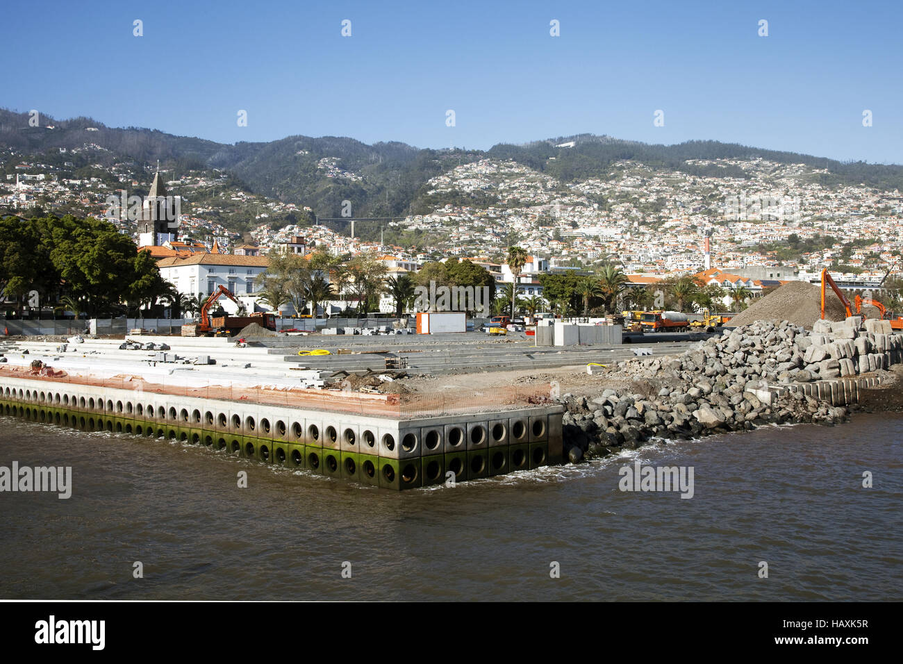 port extension Stock Photo