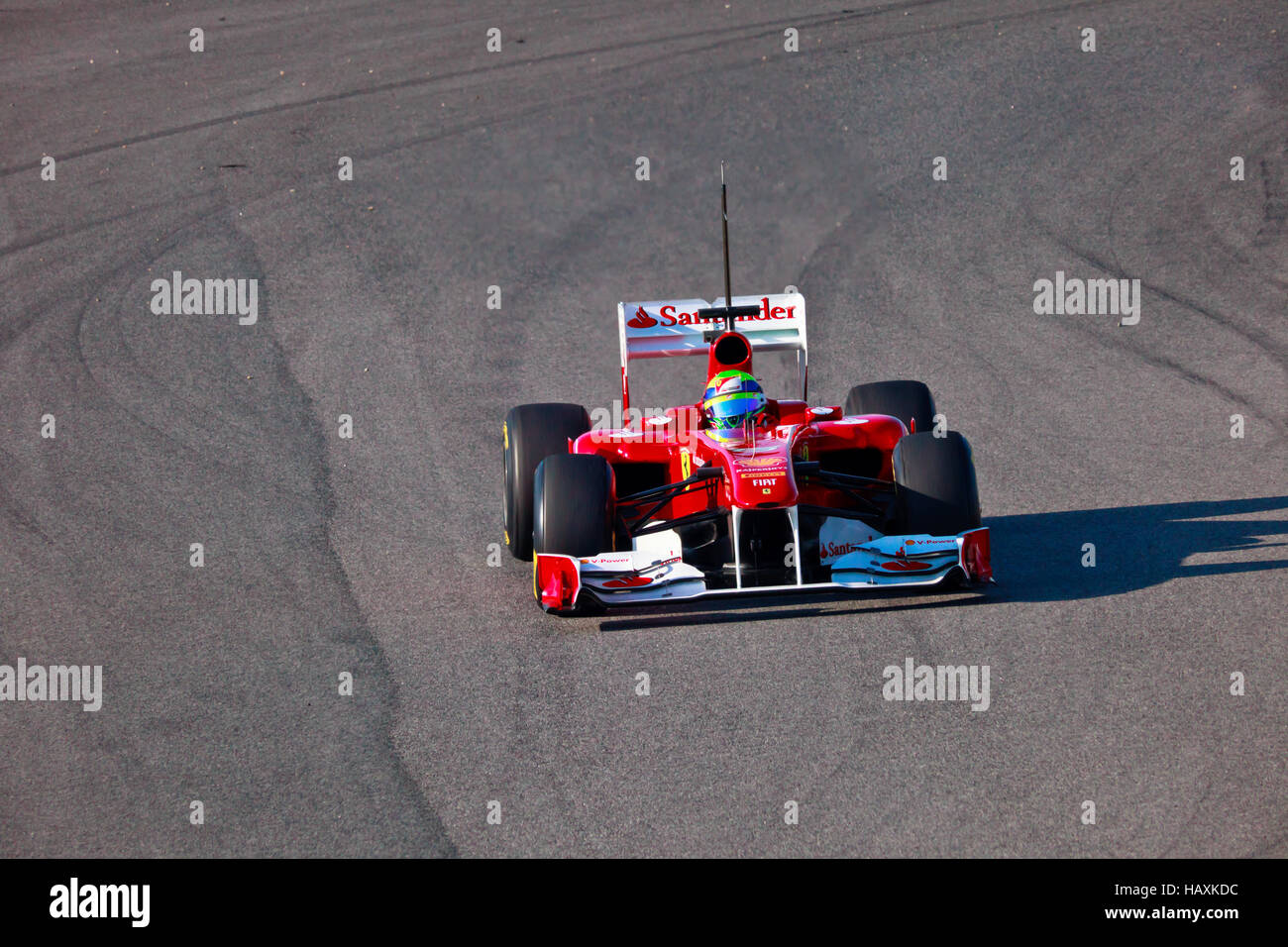 Team Ferrari F1, Felipe Massa, 2011 Stock Photo