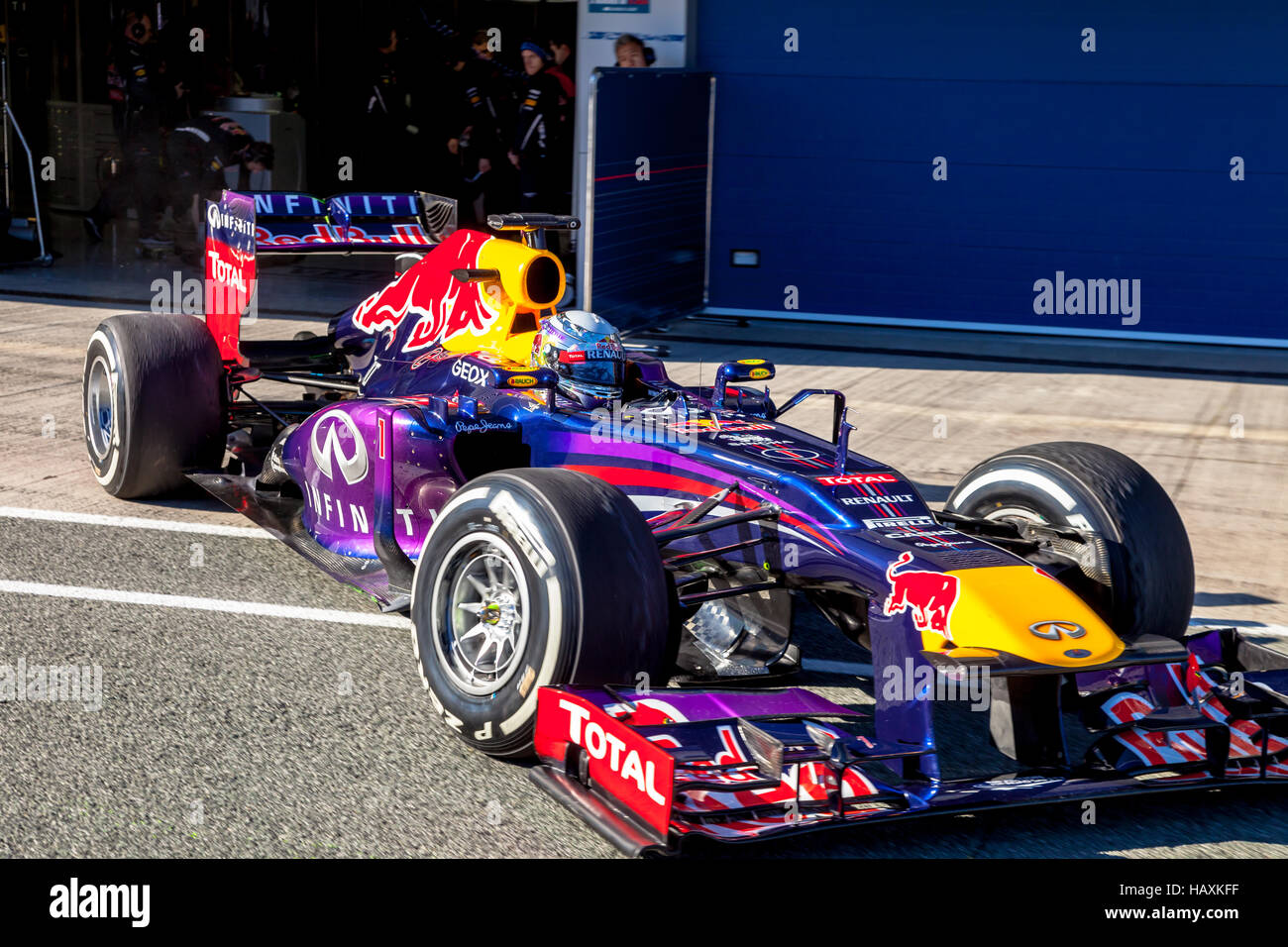 Team Bull F1, Sebastian Vettel, 2013 Stock Photo - Alamy