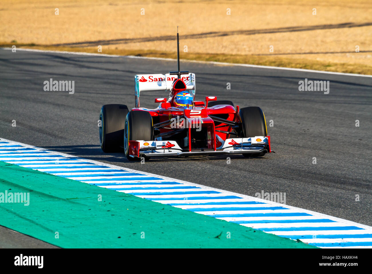 Scuderia Ferrari F1, Fernando Alonso, 2012 Stock Photo