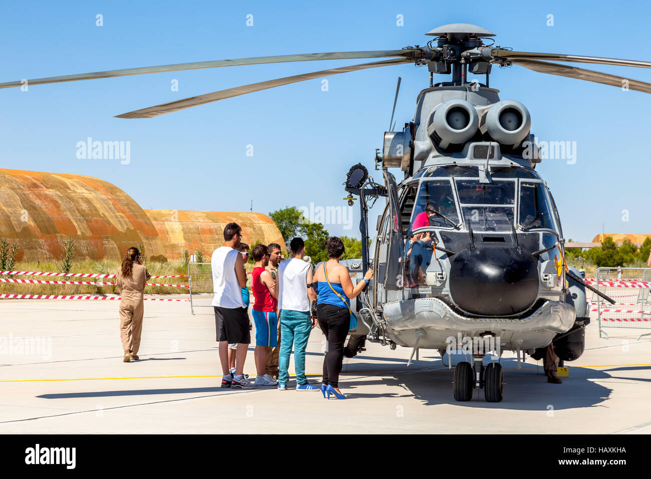 Eurocopter AS332 Super Puma Stock Photo