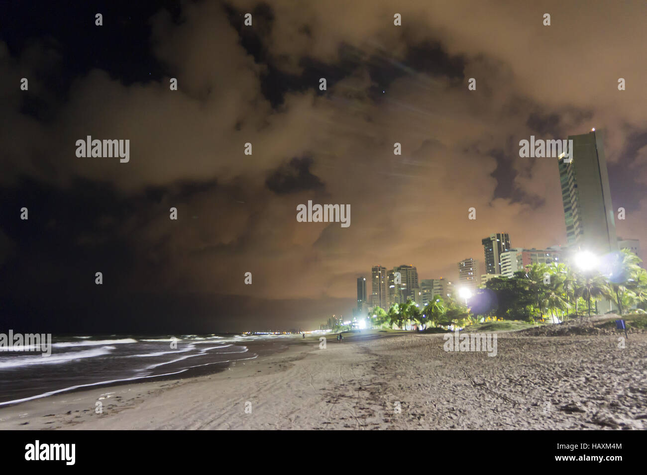 Brazil, Recife Night Stock Photo
