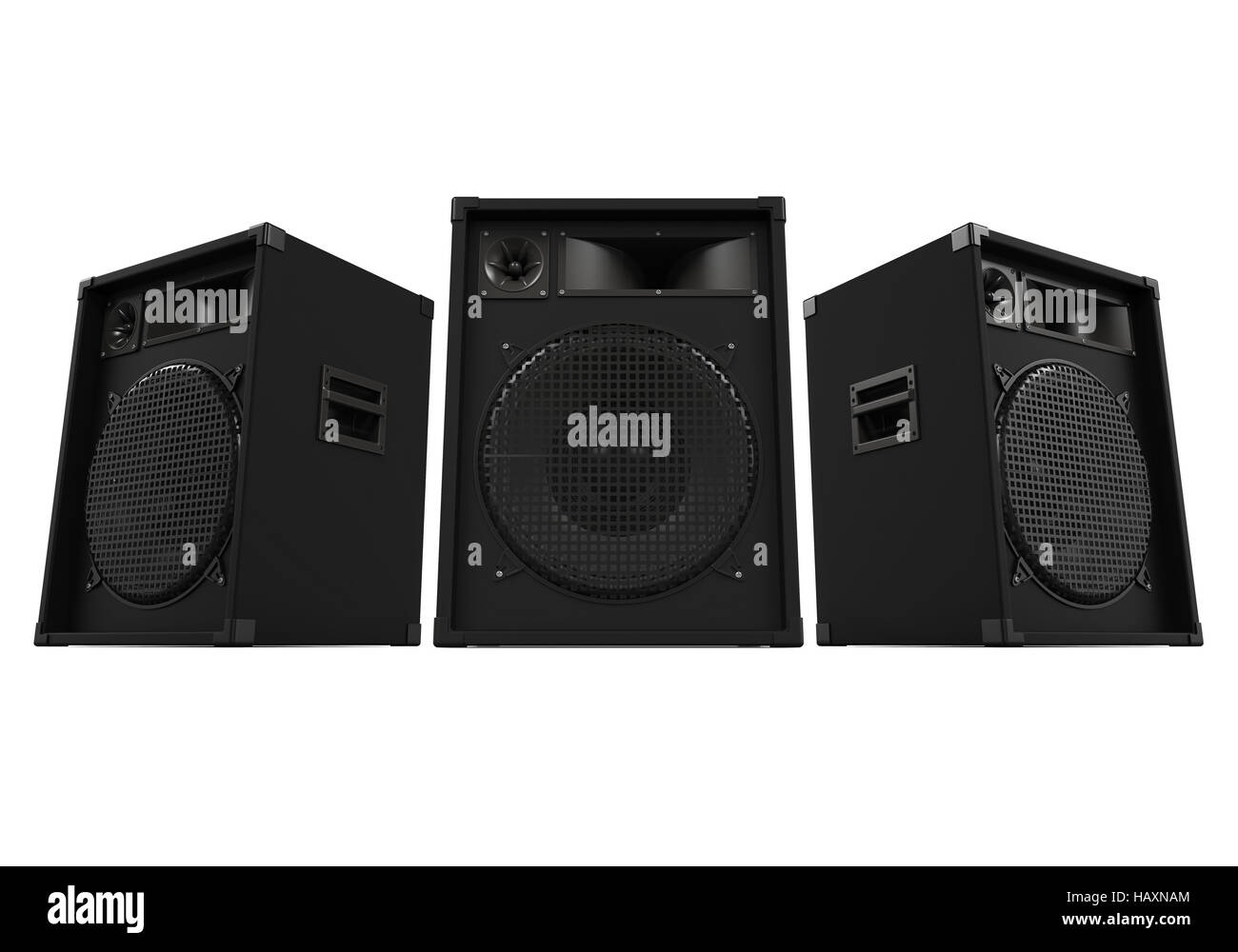 Large Audio Speakers Stock Photo Alamy