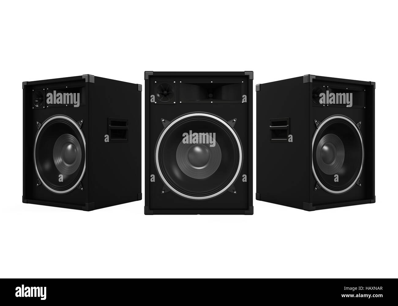 Large Audio Speakers Stock Photo Alamy