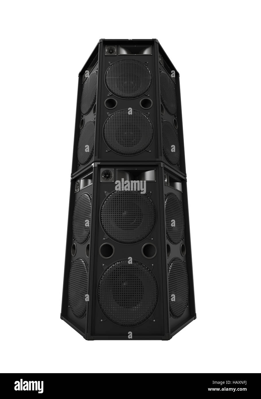 Large Audio Speakers Stock Photo Alamy