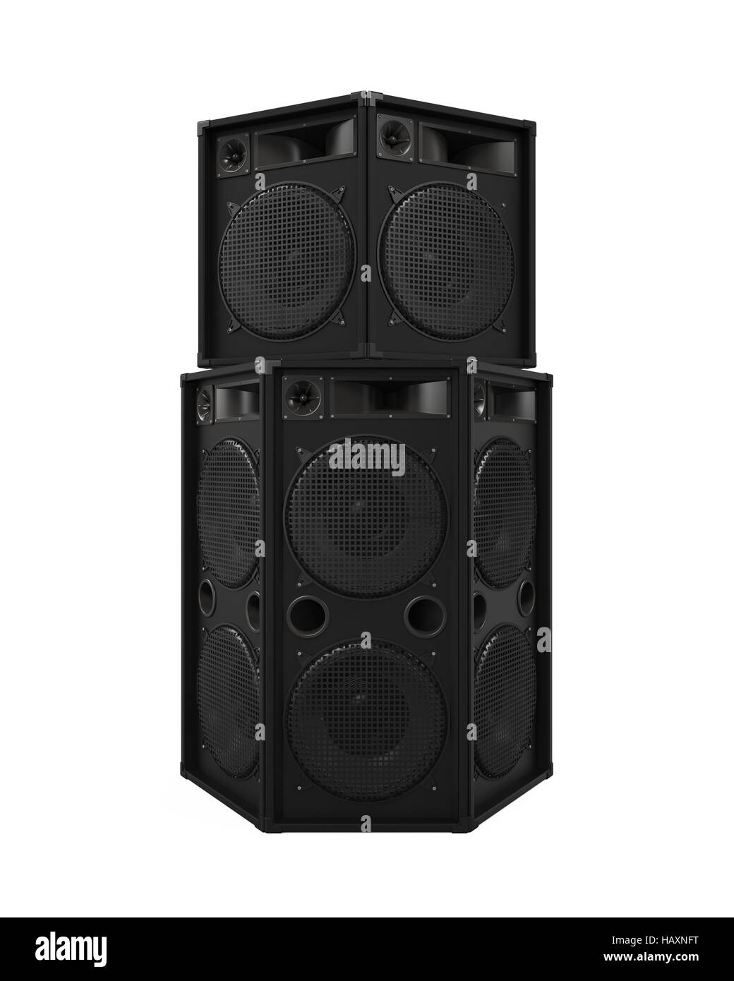 Large Audio Speakers Stock Photo Alamy