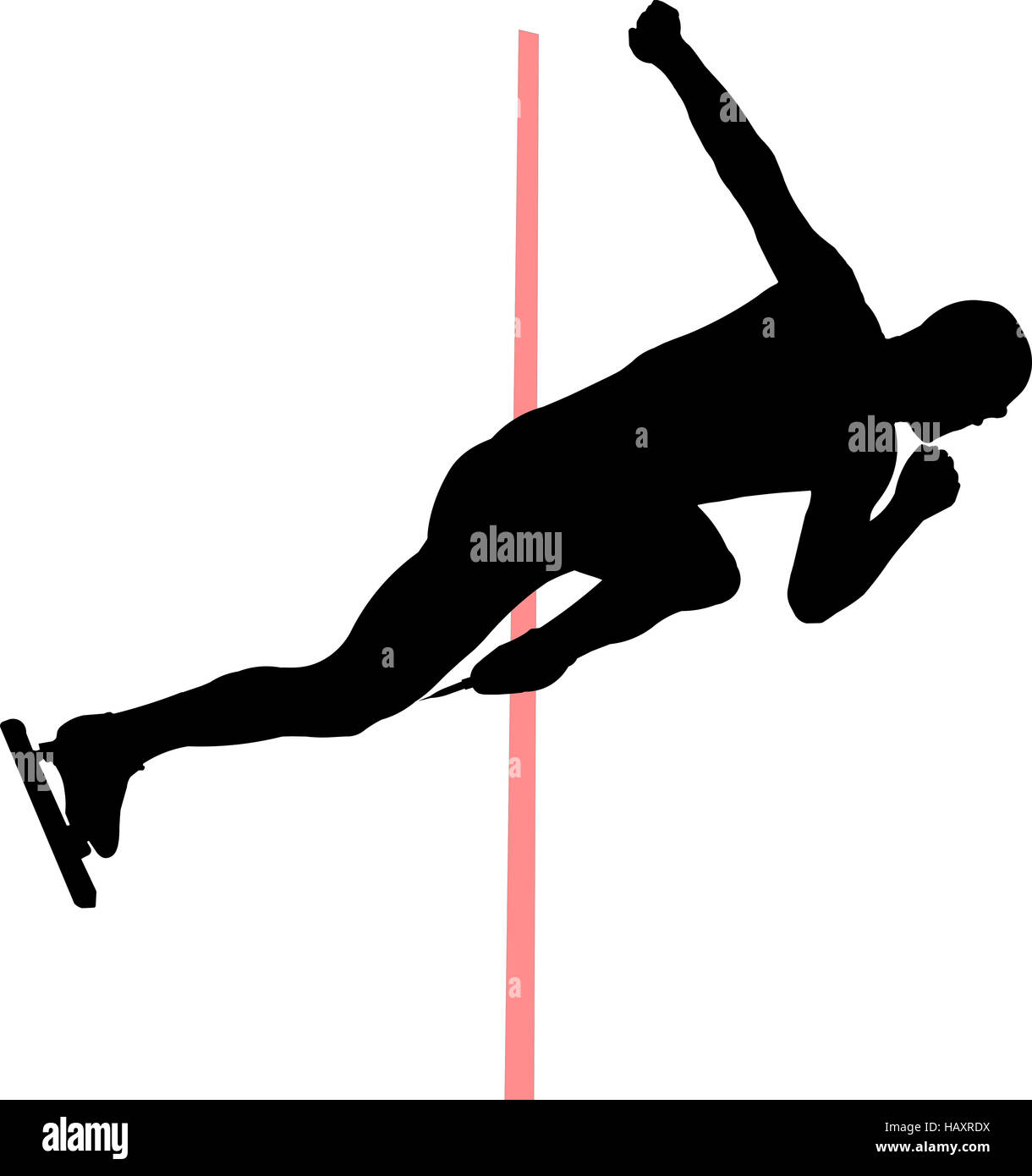 start man speed skaters vector Illustration Stock Photo