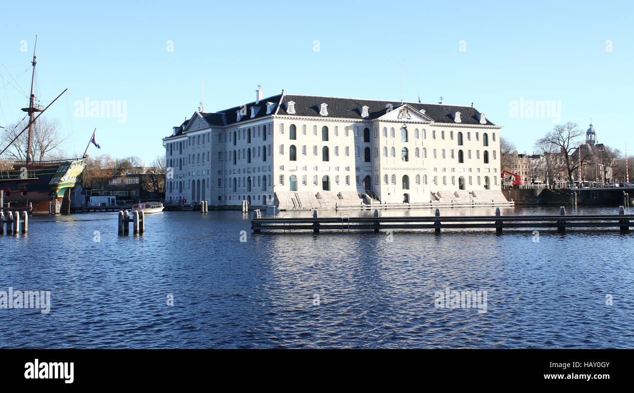 Dutch National Maritime Museum (Scheepvaartmuseum) in Amsterdam, The Netherlands. Stock Photo