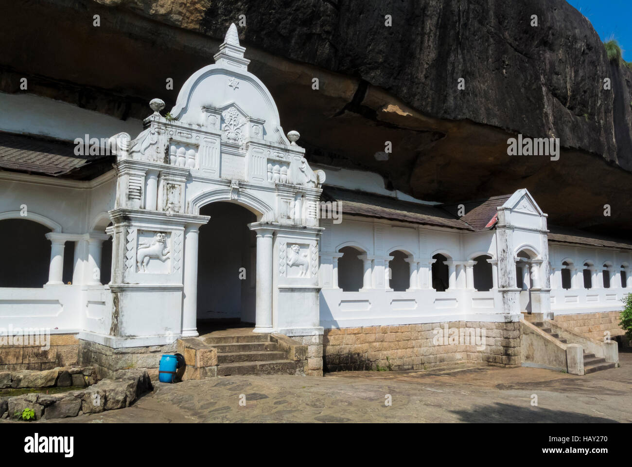 dambulla cave temple sri lanka Stock Photo