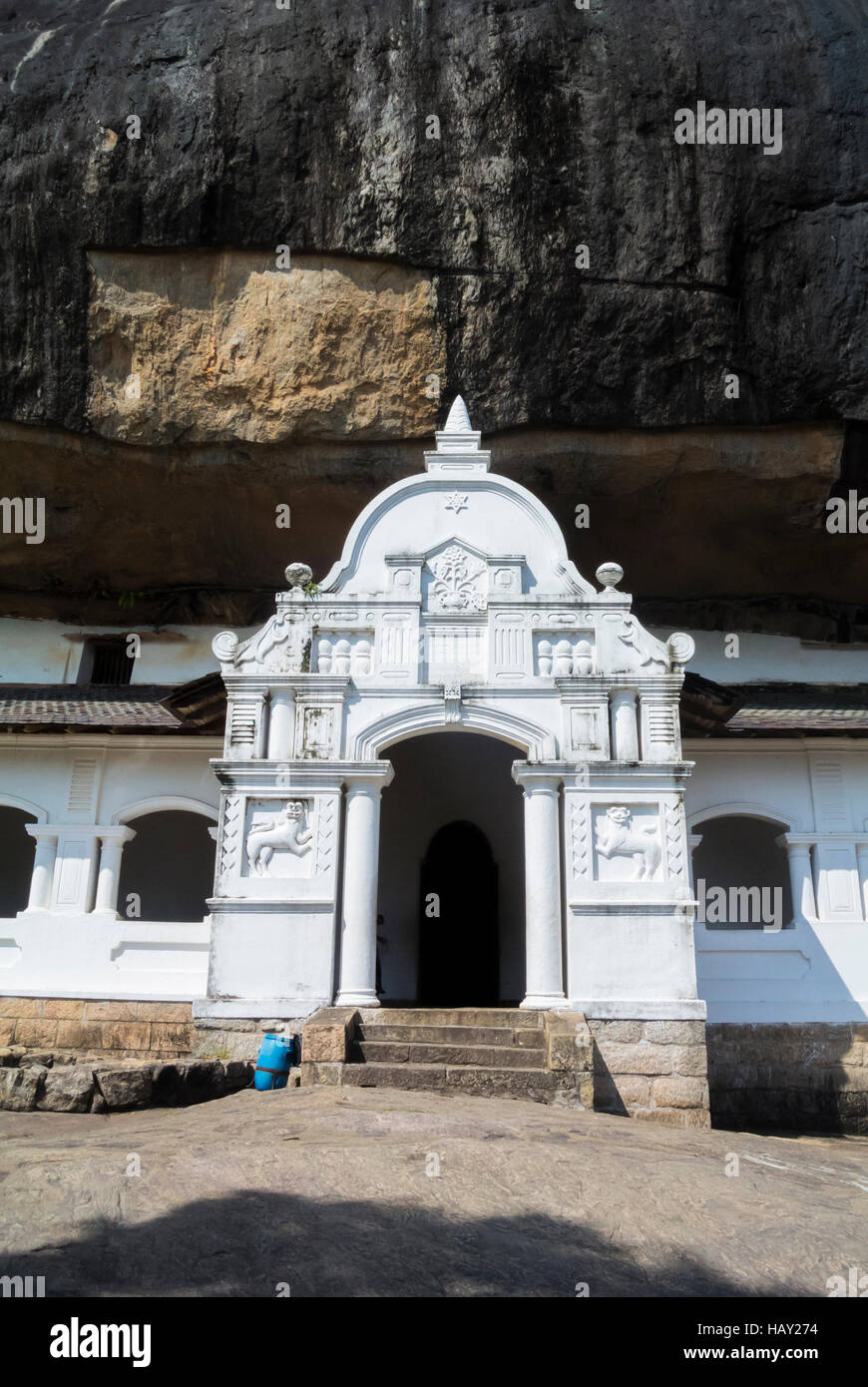 dambulla cave temple sri lanka Stock Photo