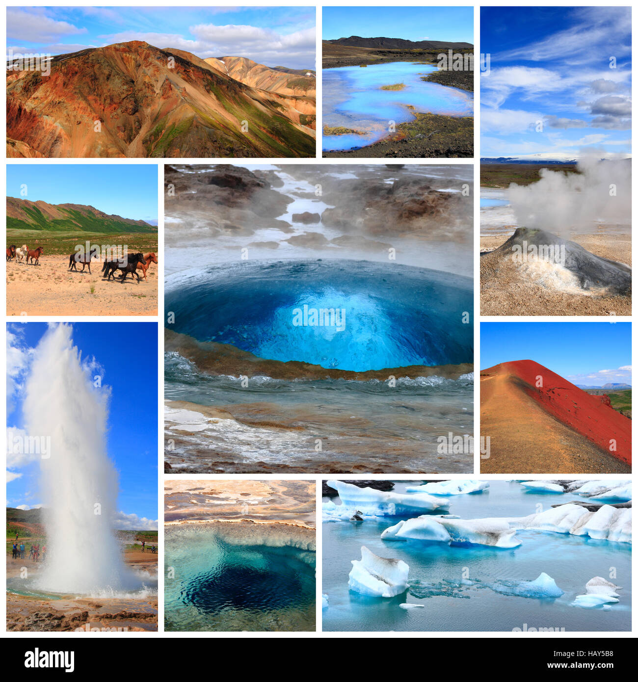 Impressions of Iceland Stock Photo