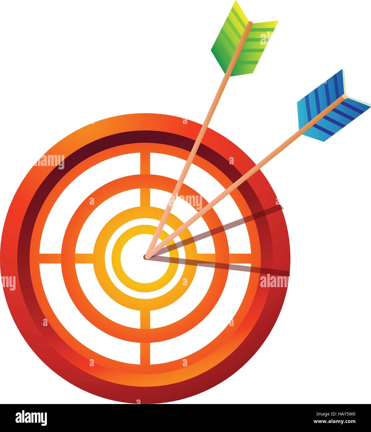 Target arrow cut out Stock Vector Images - Alamy