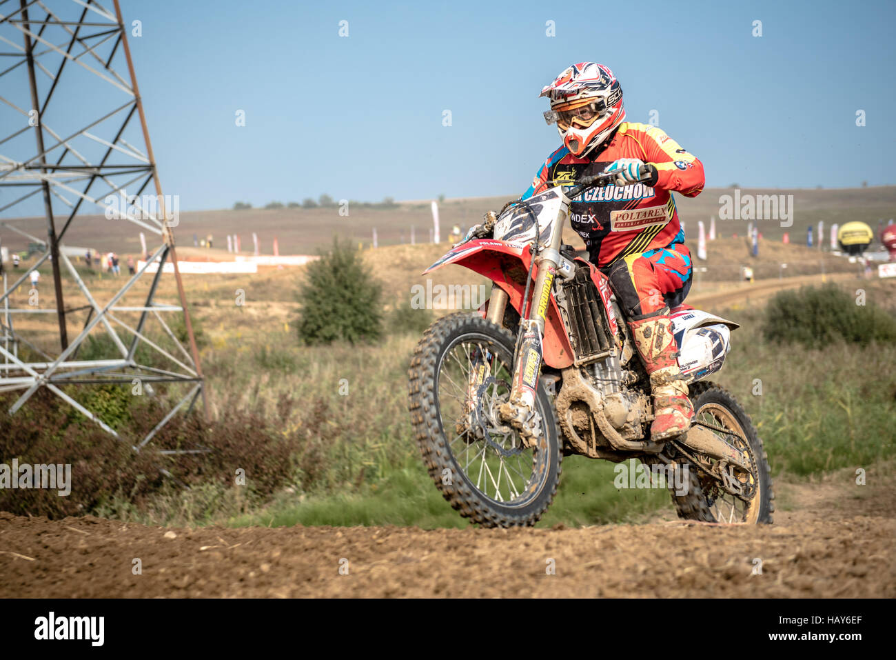 Motorocross Rider motocross rider in the race Stock Photo - Alamy