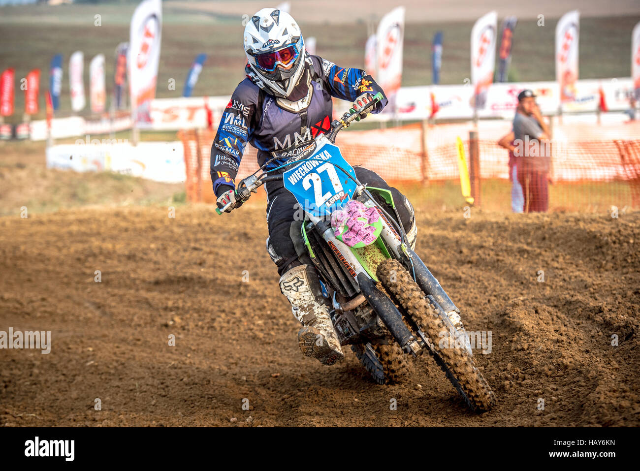 Cross Riders Mc motocross rider in the race Stock Photo - Alamy