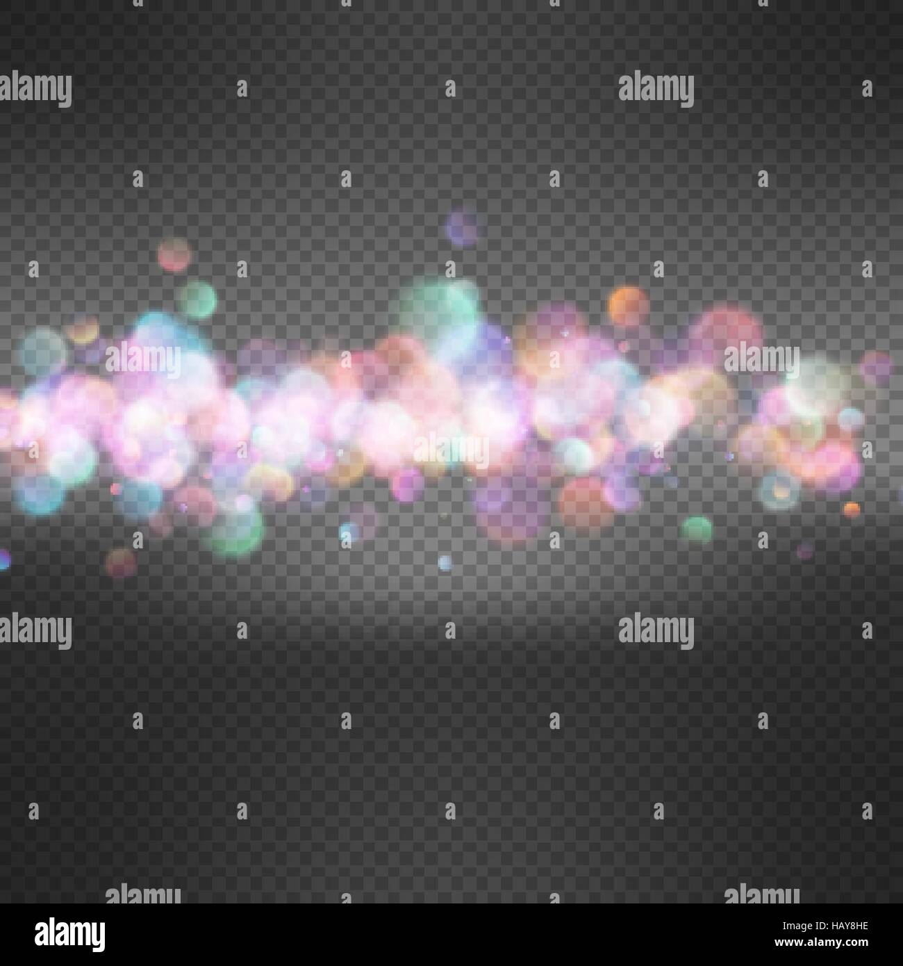 Defocused christmas lights background. EPS 10 Stock Vector Image & Art ...
