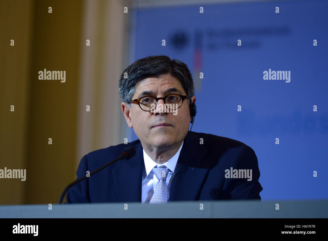 Jacob J. Lew asks Germany to import more Stock Photo Alamy