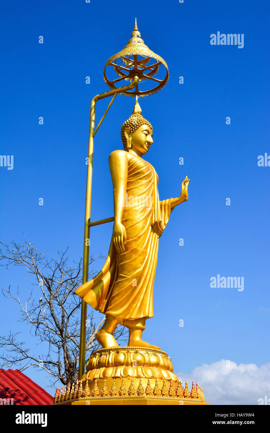 Golden Buddha Statue Stock Photo Alamy
