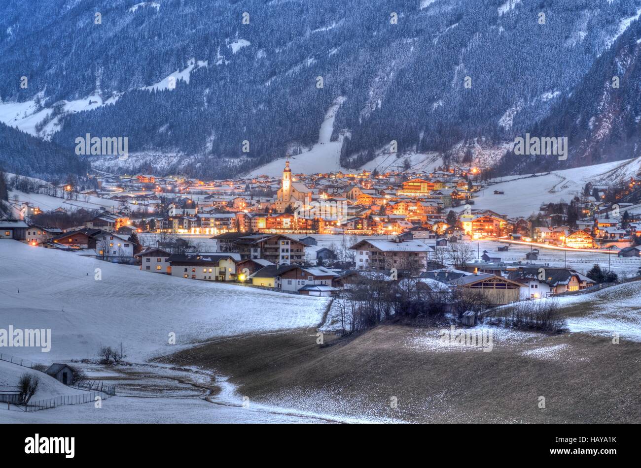 Neustft im Stubaital Stock Photo