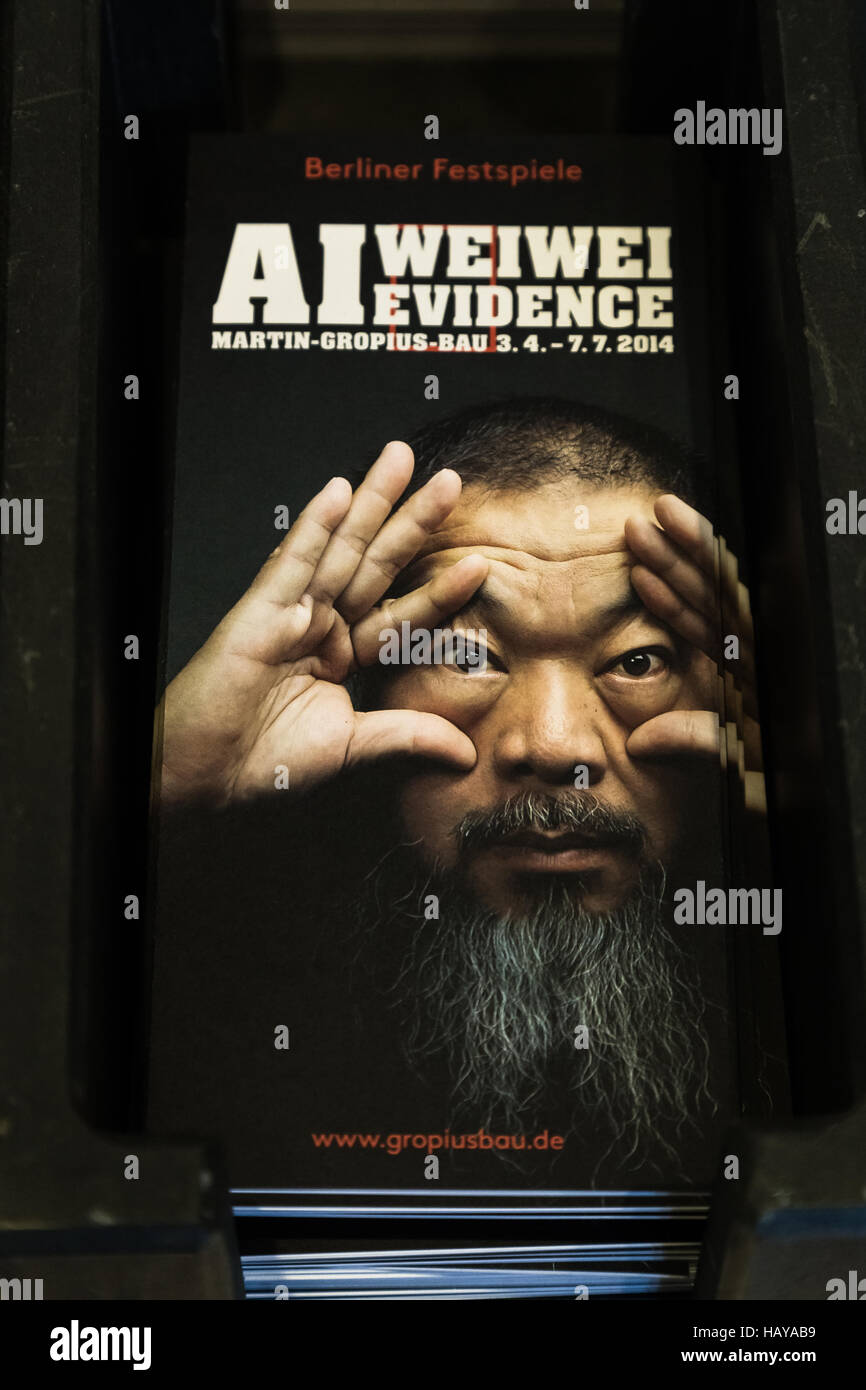 Evidence von Ai Weiwei - Photocall Stock Photo