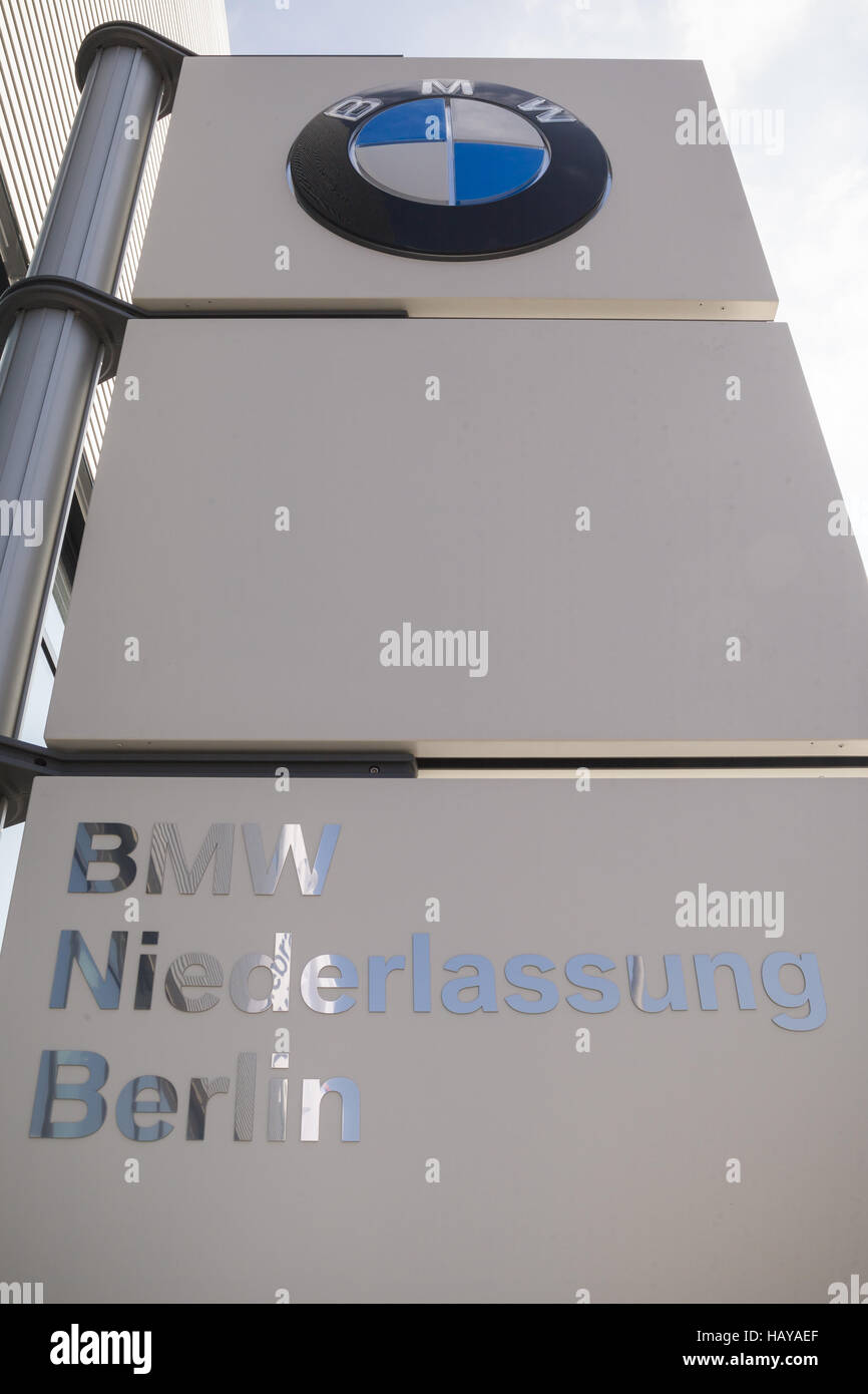 Neue BMW Niederlassung Berlin Stock Photo