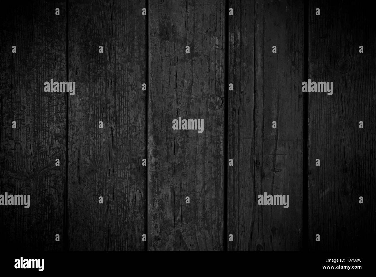black wooden background or wood grain texture Stock Photo