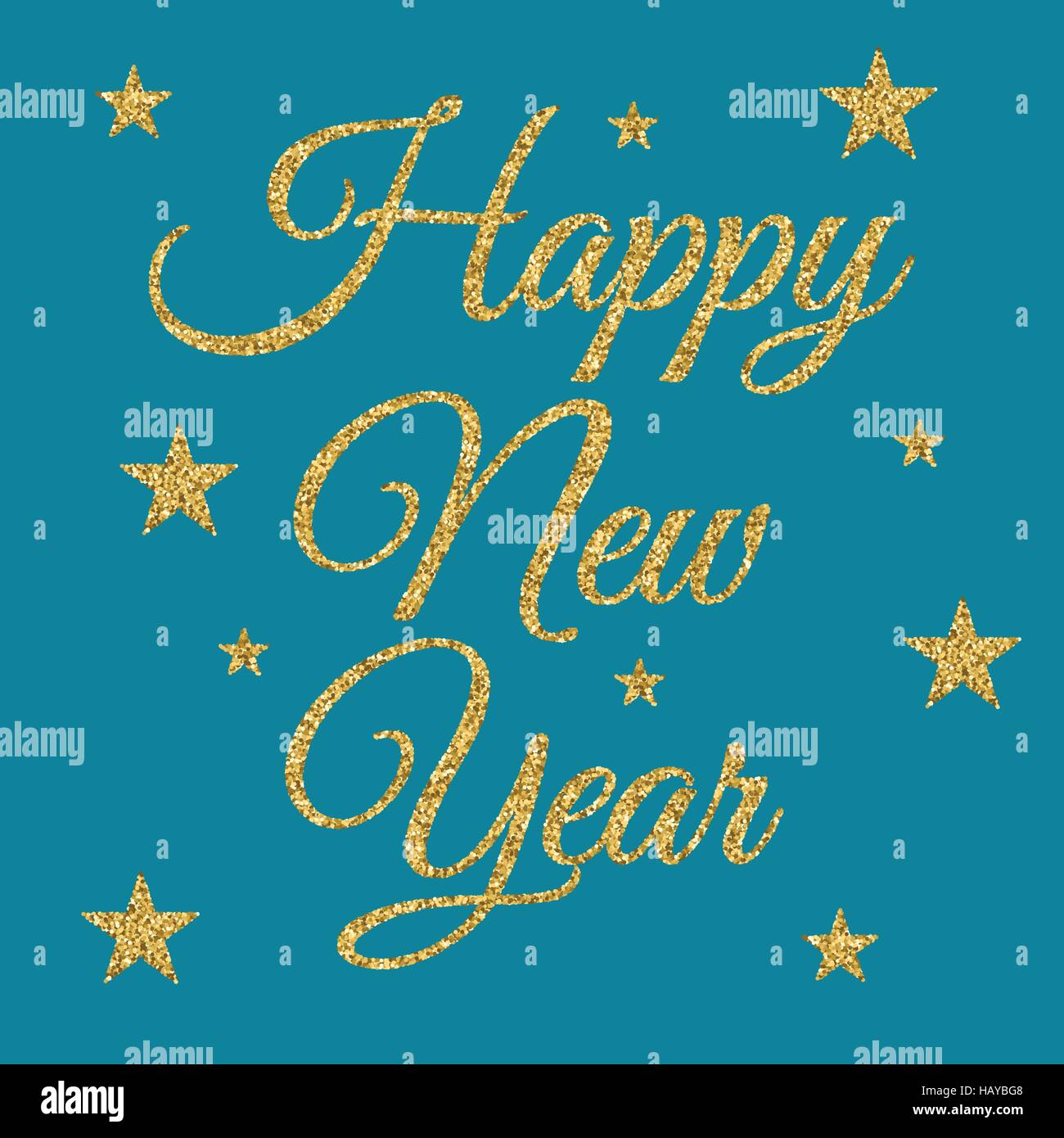 Vector illustration of gold happy new year Stock Vector Image & Art - Alamy