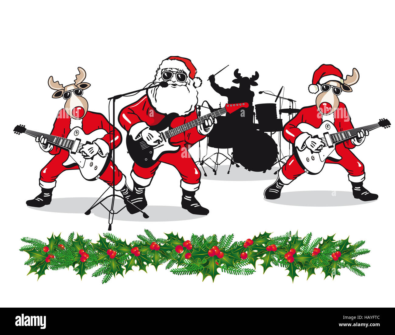 Christmas Band Stock Photo