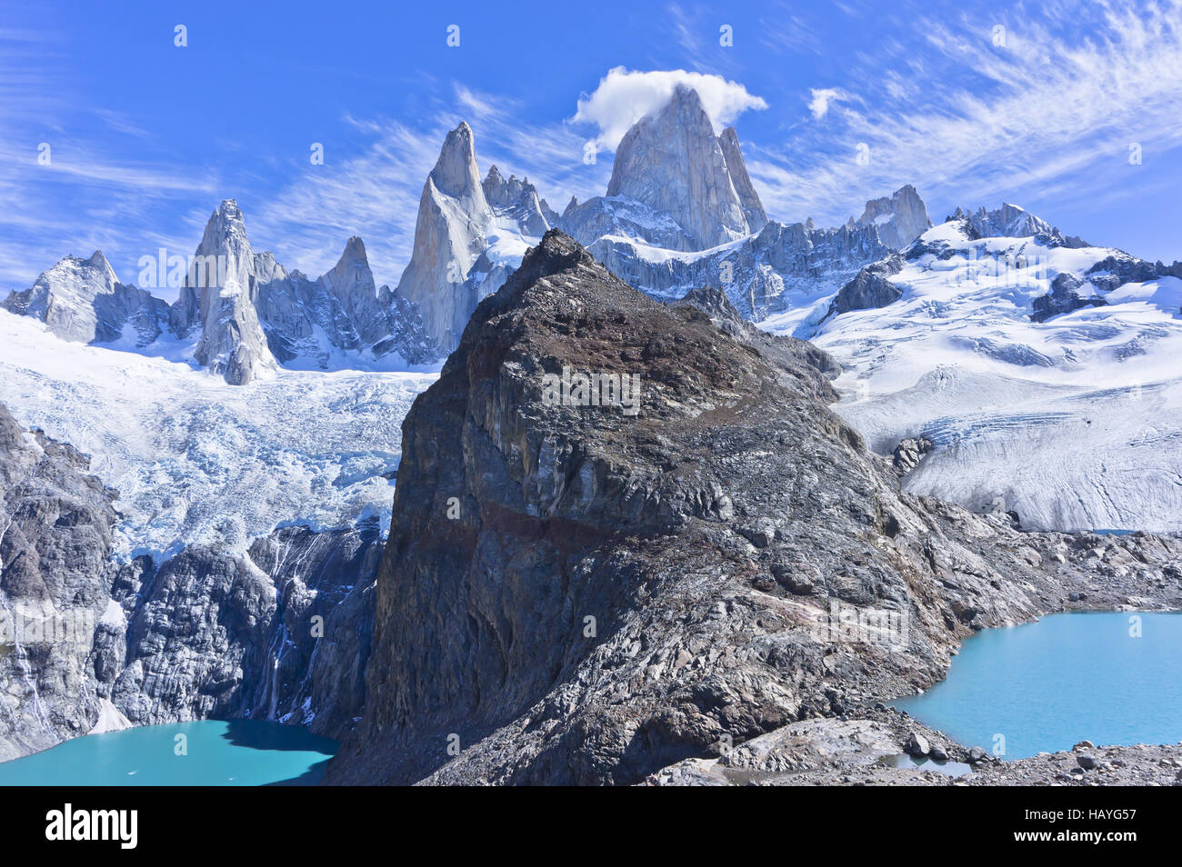 Patagonia, Monte Fitz Roy Stock Photo