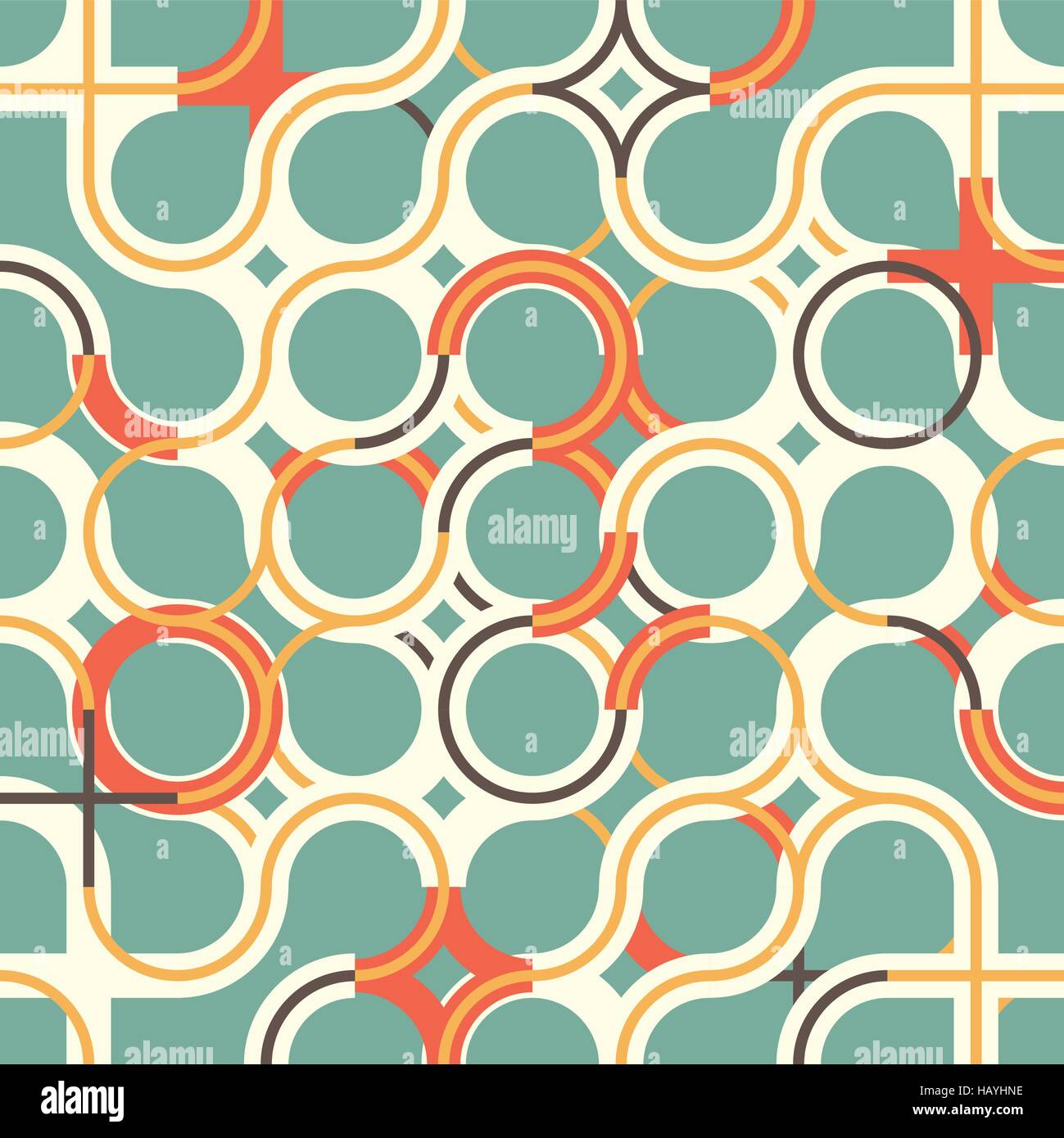 Geometric seamless wavy pattern Stock Vector Images - Alamy