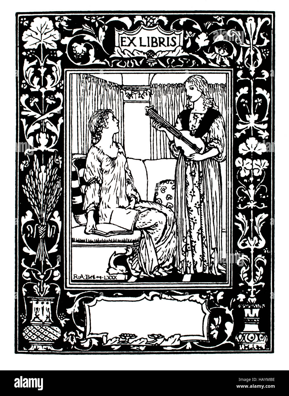 Bookplate (Ex Libris Label): Free Printable