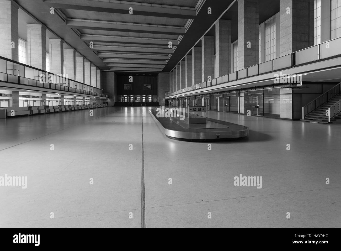 Airport Tempelhof Stock Photo