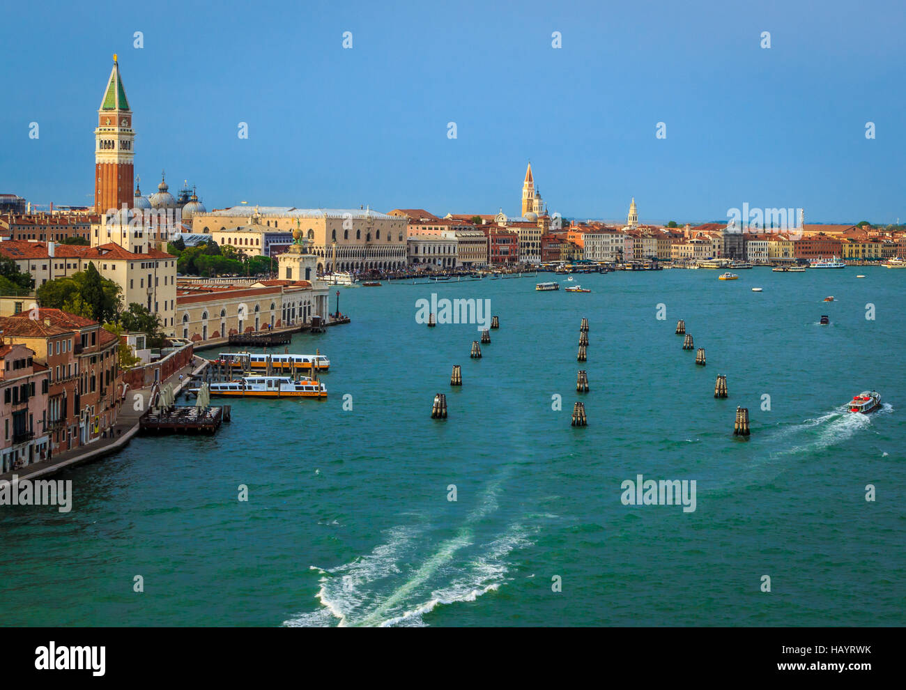 Blue Lagoon Venice Stock Photo