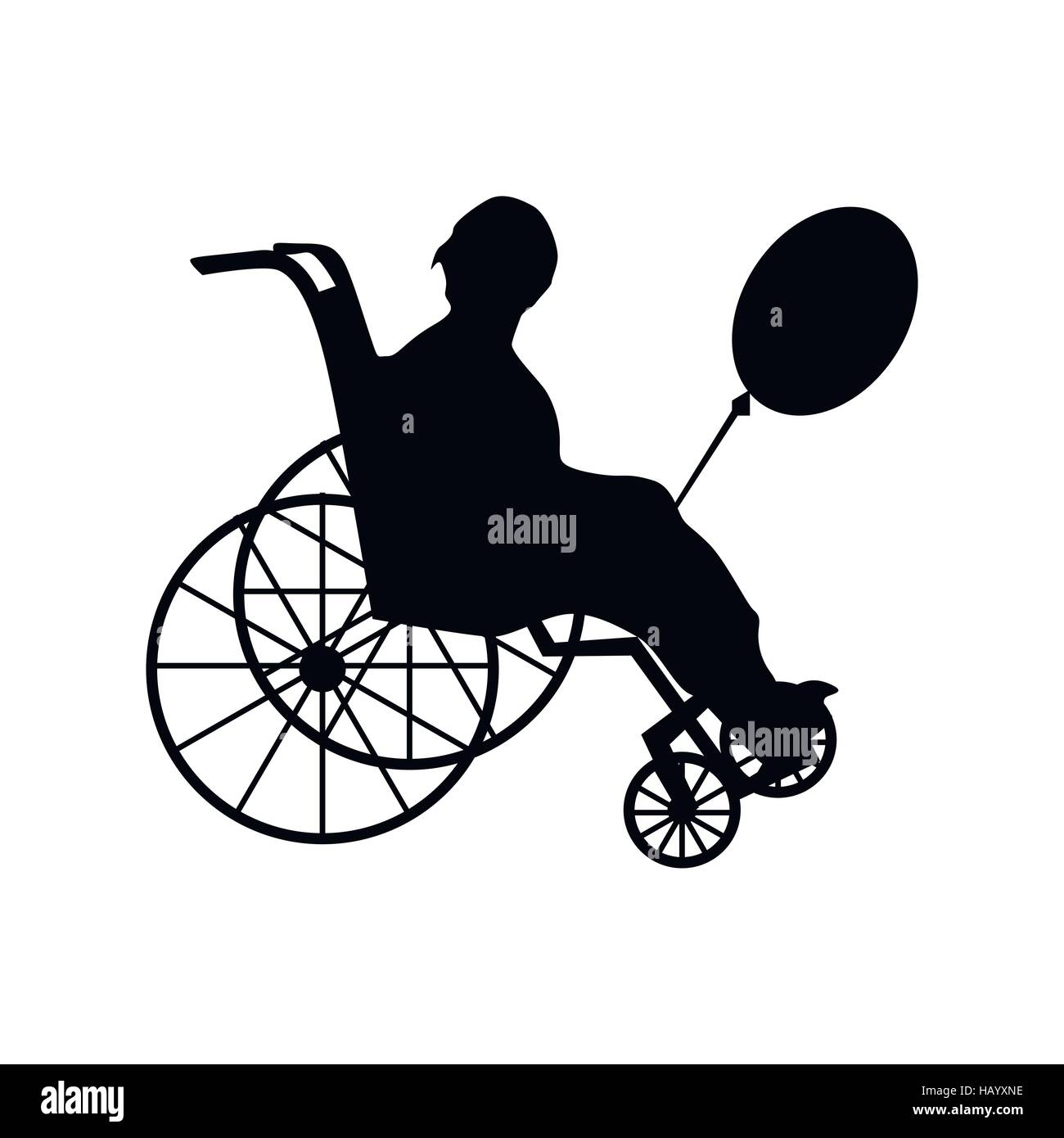 Man or woman in wheelchair silhouette Stock Vector Image & Art - Alamy