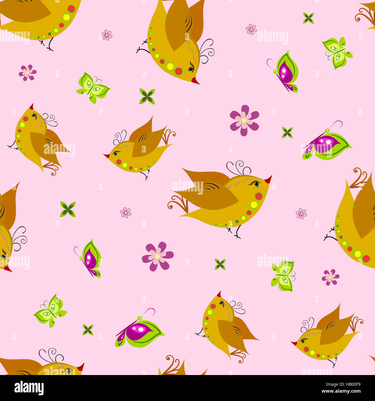 Birds flowers hi-res stock photography and images - Alamy