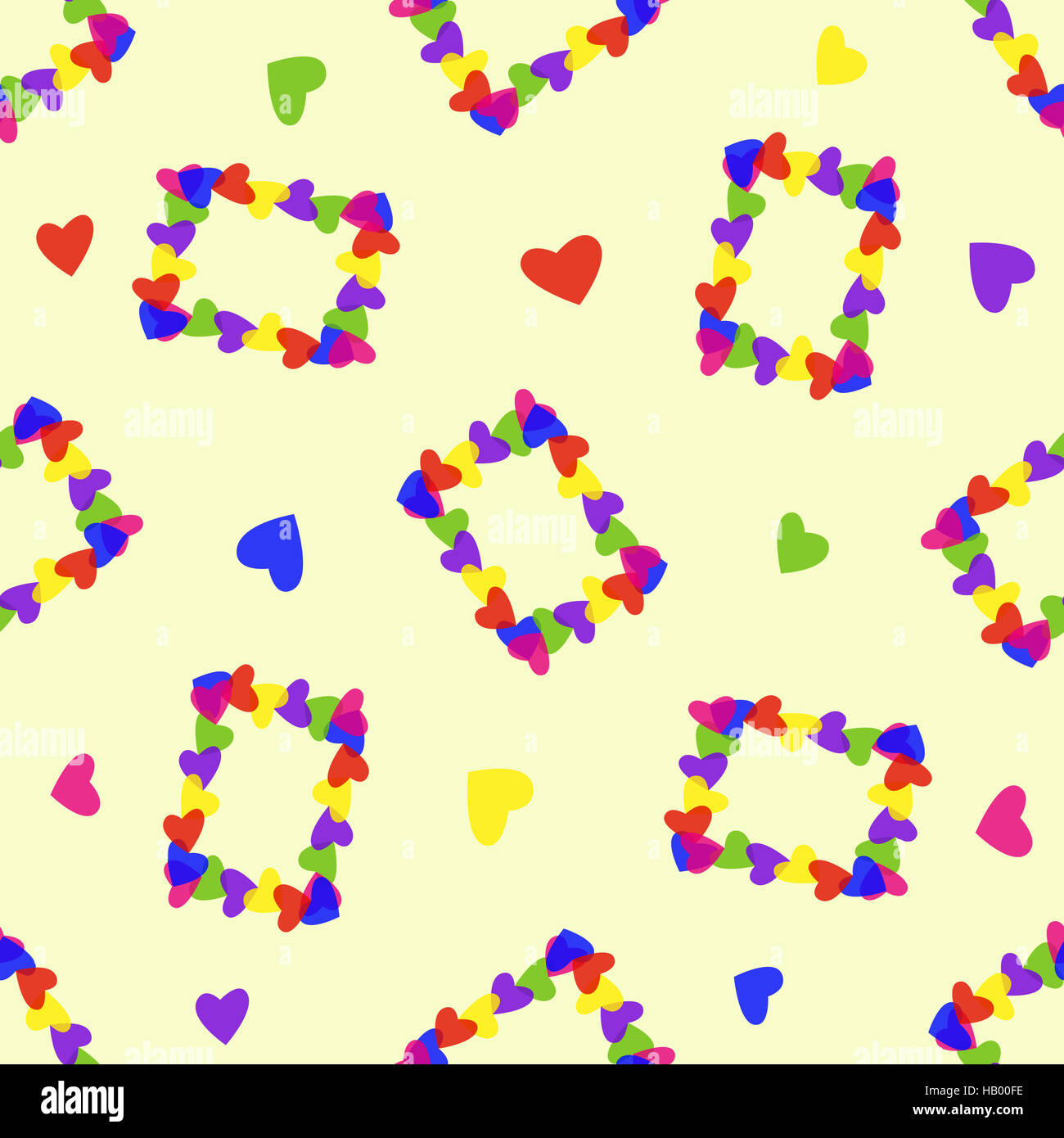 Stock Heart Pattern Hearts pattern hi-res stock photography and images - Alamy