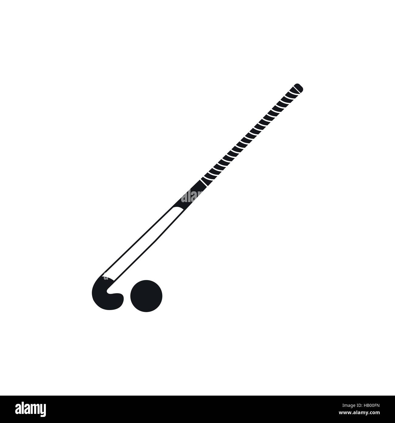 Stick for field hockey and ball icon Stock Vector Image & Art Alamy