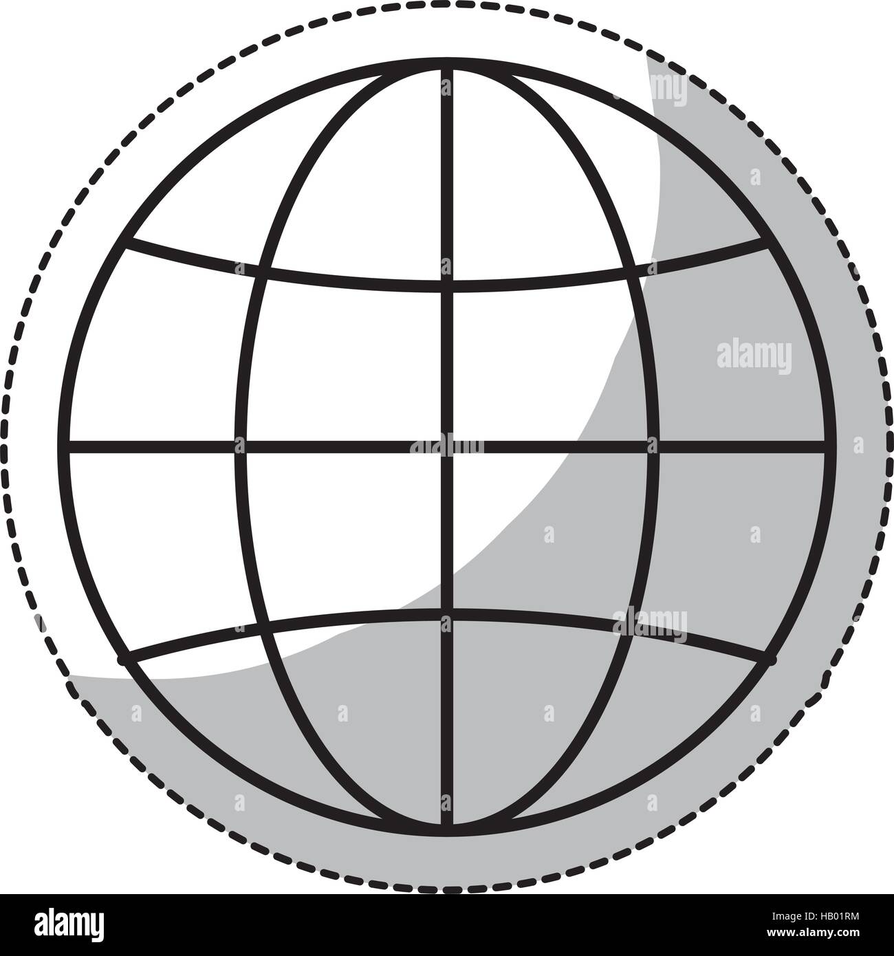 earth globe diagram icon image vector illustration design Stock Vector ...