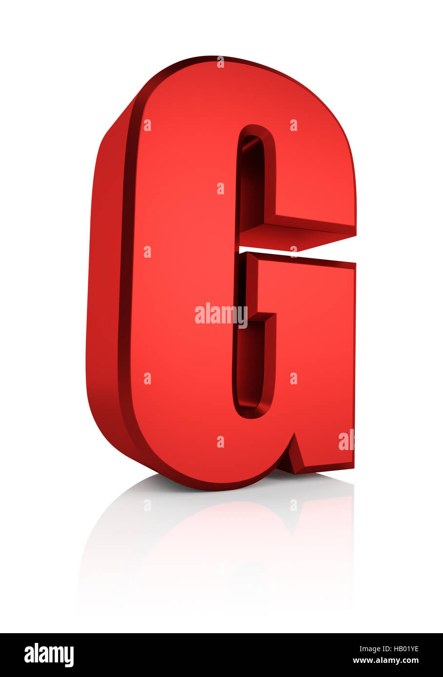 3d Letter G Stock Photo - Alamy