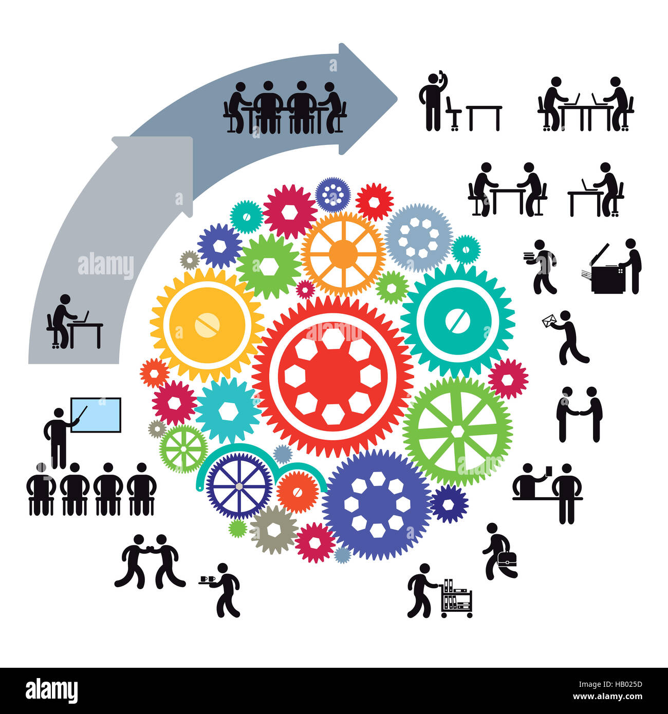 Teamwork not office hires stock photography and images Alamy