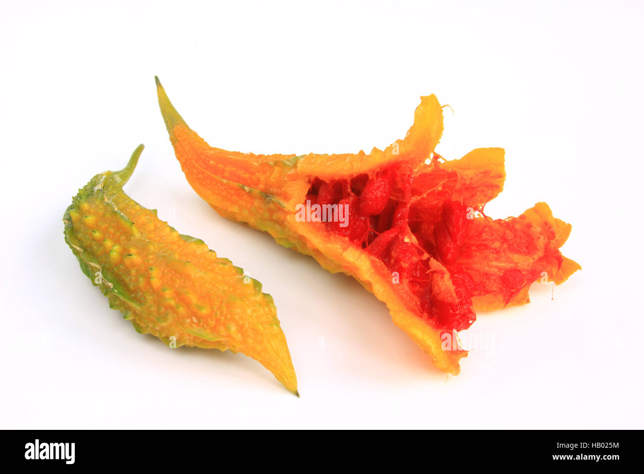 Bitter melon (Momordica charantia) Stock Photo